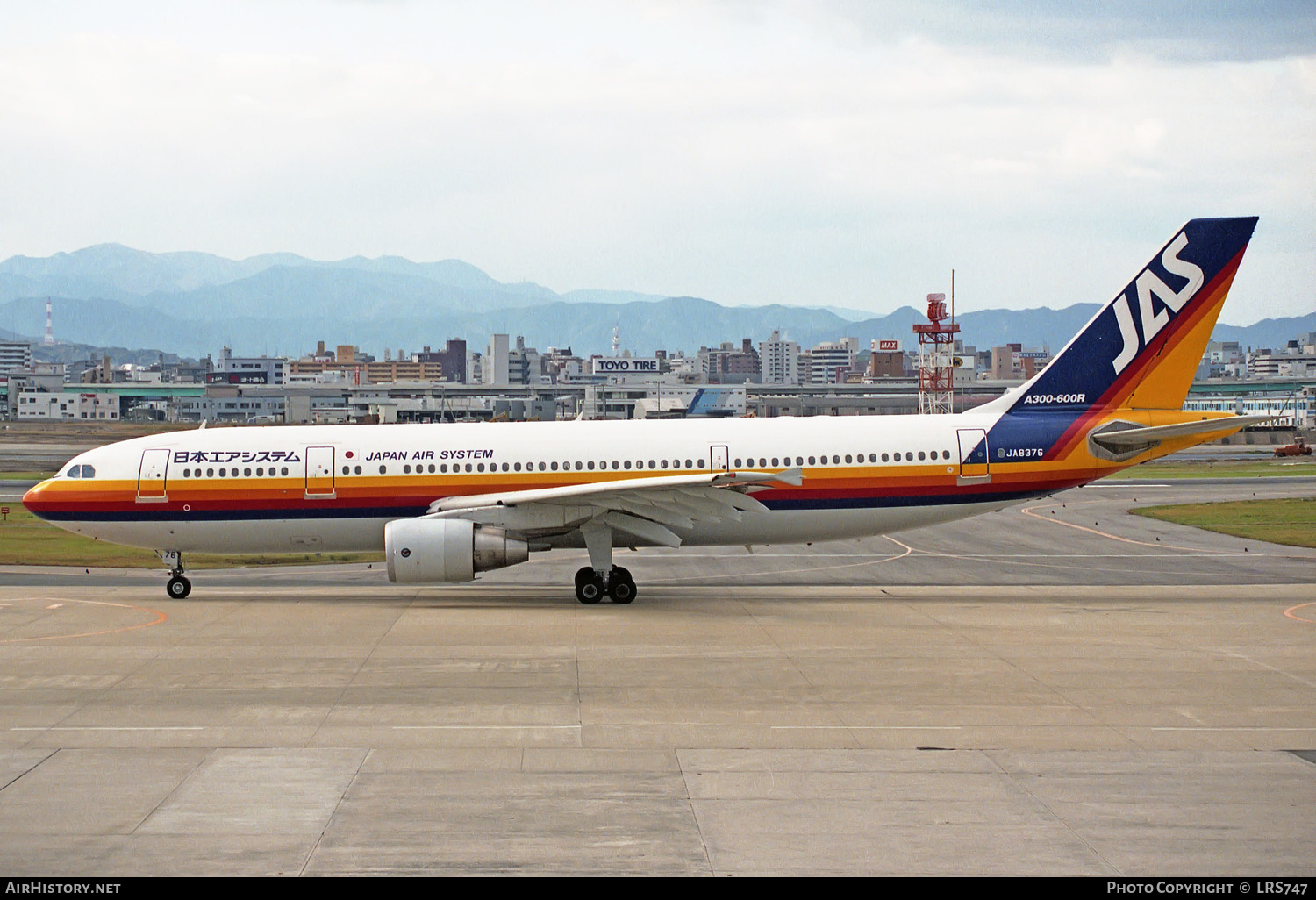 Aircraft Photo of JA8376 | Airbus A300B4-622R | Japan Air System - JAS | AirHistory.net #240535