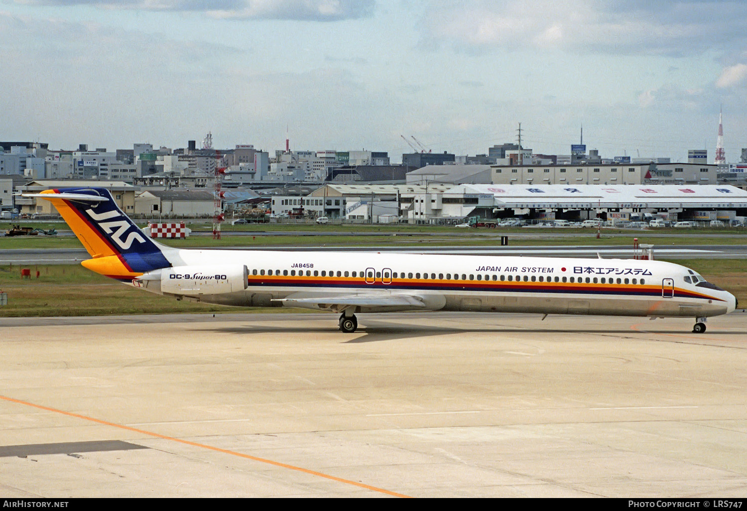 Aircraft Photo of JA8458 | McDonnell Douglas MD-81 (DC-9-81) | Japan Air System - JAS | AirHistory.net #240537