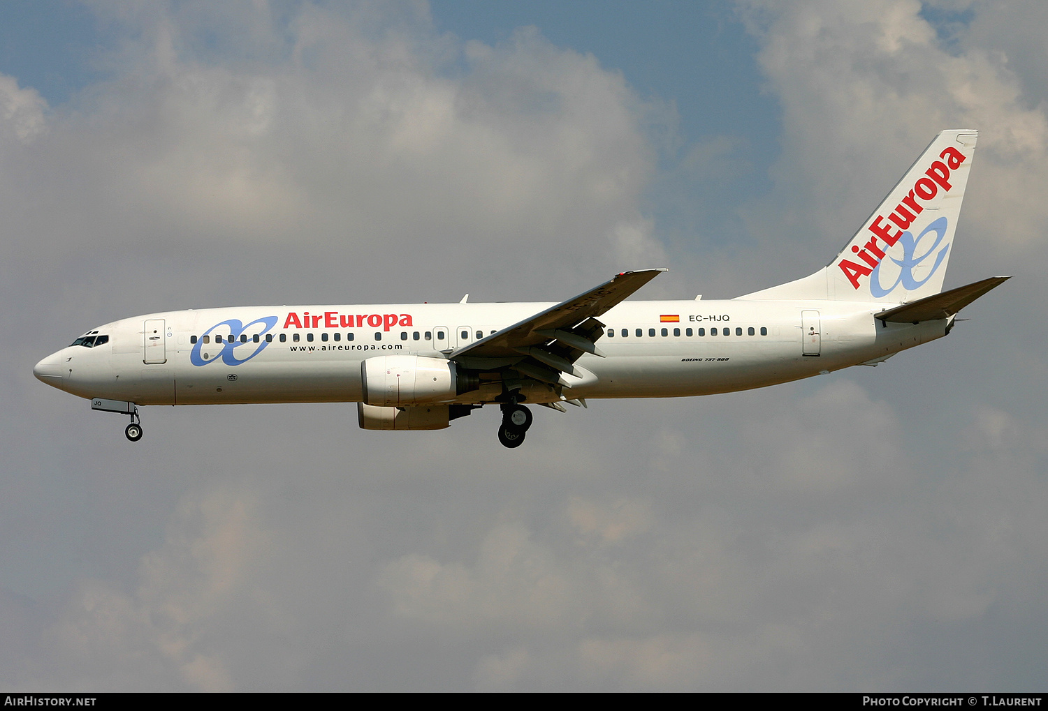 Aircraft Photo of EC-HJQ | Boeing 737-85P | Air Europa | AirHistory.net #240553