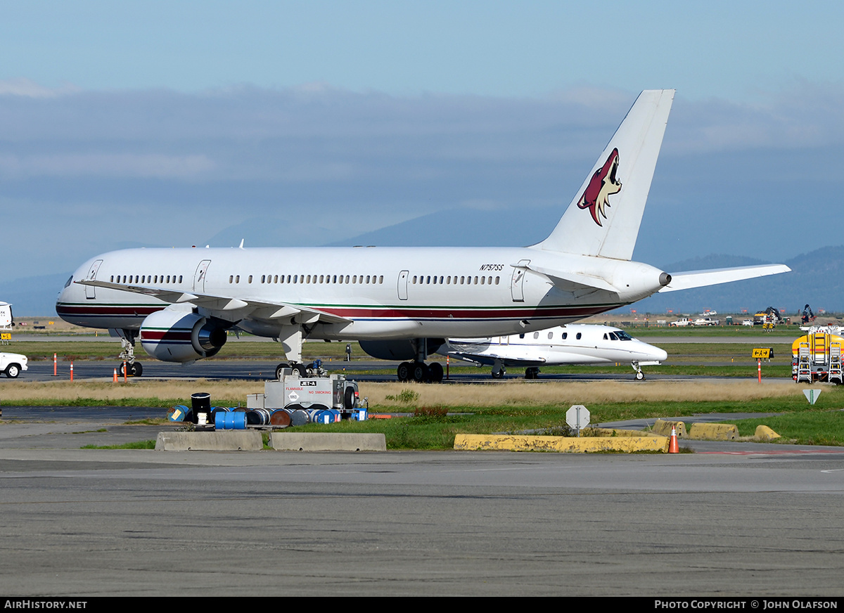 Aircraft Photo of N757SS | Boeing 757-236 | Phoenix Coyotes | AirHistory.net #240566