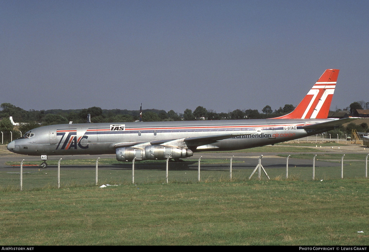 Aircraft Photo of G-BTAC | Douglas DC-8-54F | Transmeridian Air Cargo | AirHistory.net #240588