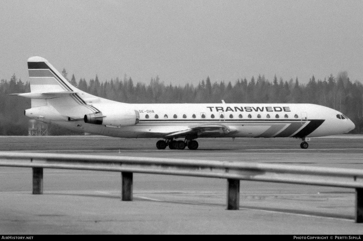 Aircraft Photo of SE-DHA | Sud SE-210 Caravelle 10B3 Super B | Transwede Airways | AirHistory.net #240600