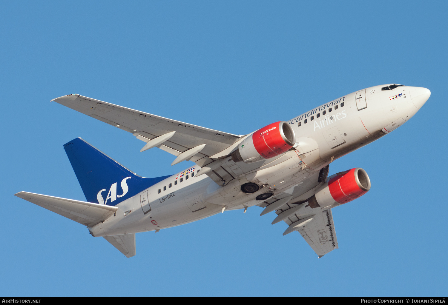 Aircraft Photo of LN-RRZ | Boeing 737-683 | Scandinavian Airlines - SAS | AirHistory.net #240612