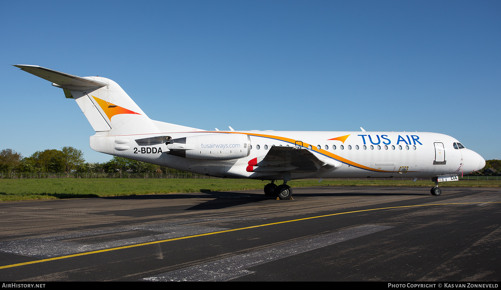 Aircraft Photo of 2-BDDA | Fokker 70 (F28-0070) | Tus Airways | AirHistory.net #240626