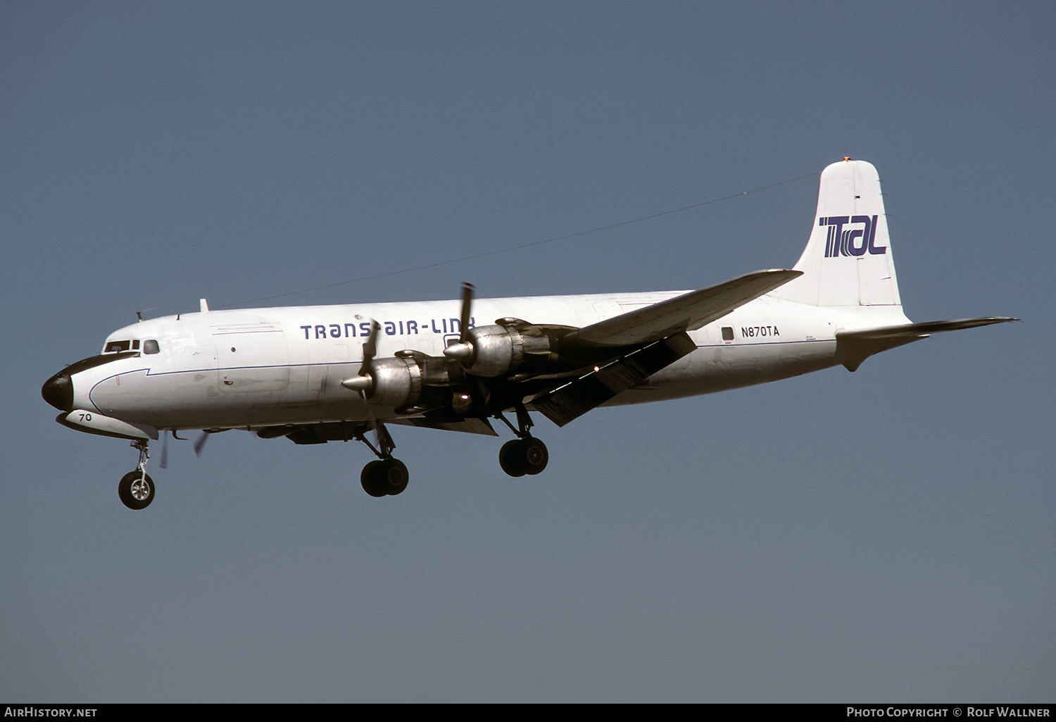 Aircraft Photo of N870TA | Douglas DC-6A | Trans-Air-Link - TAL | AirHistory.net #240636