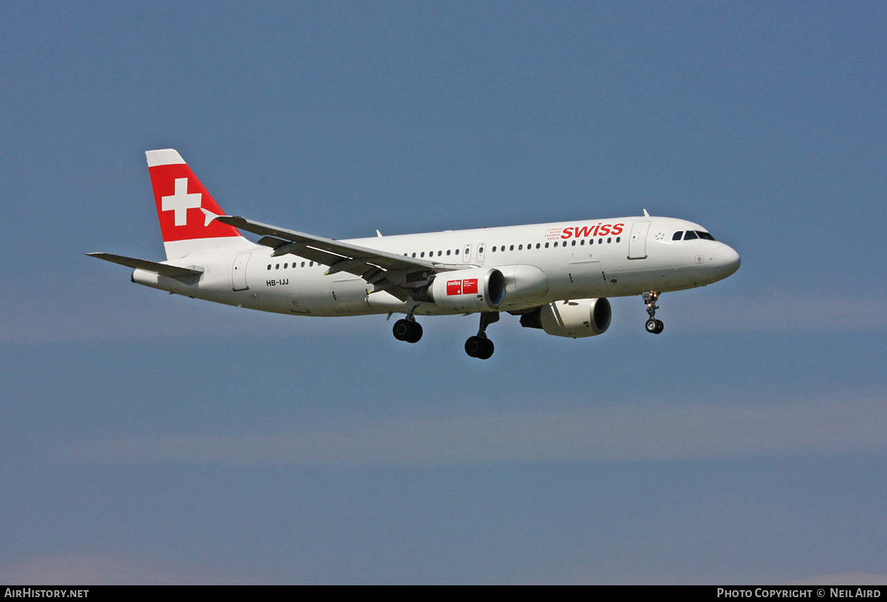Aircraft Photo of HB-IJJ | Airbus A320-214 | Swiss International Air Lines | AirHistory.net #240637