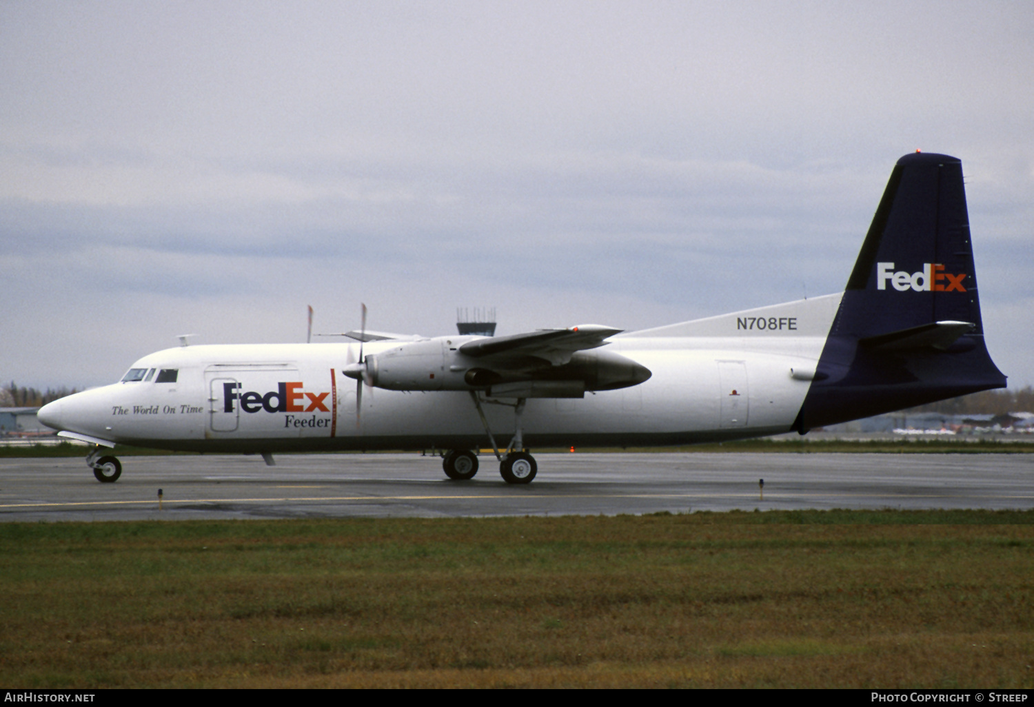 Aircraft Photo of N708FE | Fokker F27-500F Friendship | FedEx Feeder | AirHistory.net #240638