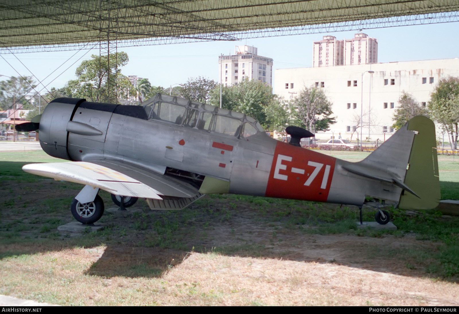 Aircraft Photo of E-71 | North American AT-6A Texan | Venezuela - Air Force | AirHistory.net #240640