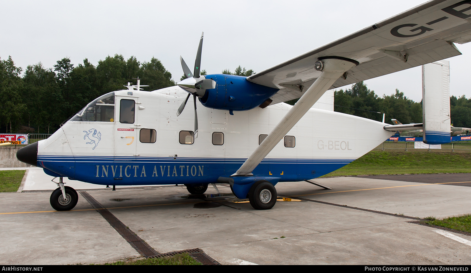 Aircraft Photo of G-BEOL | Short SC.7 Skyvan 3-100 | Invicta Aviation | AirHistory.net #240657