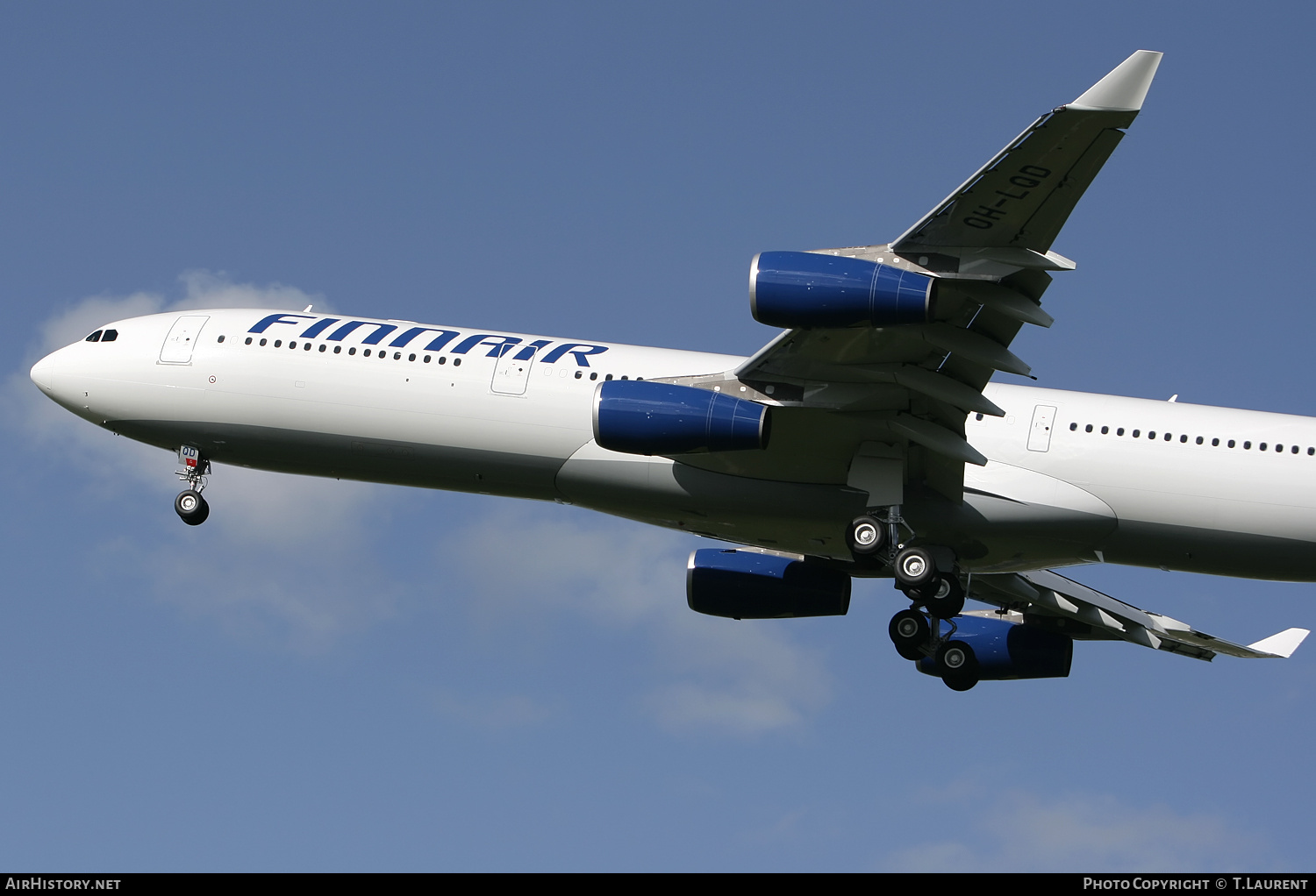 Aircraft Photo of F-WWJK | Airbus A340-313 | Finnair | AirHistory.net #240665
