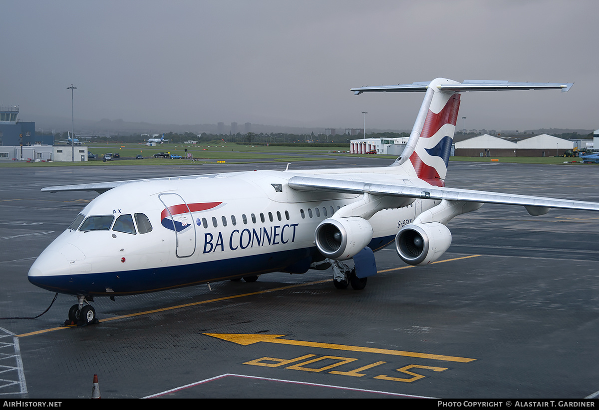 Aircraft Photo of G-BZAX | British Aerospace Avro 146-RJ100 | BA Connect | AirHistory.net #240671