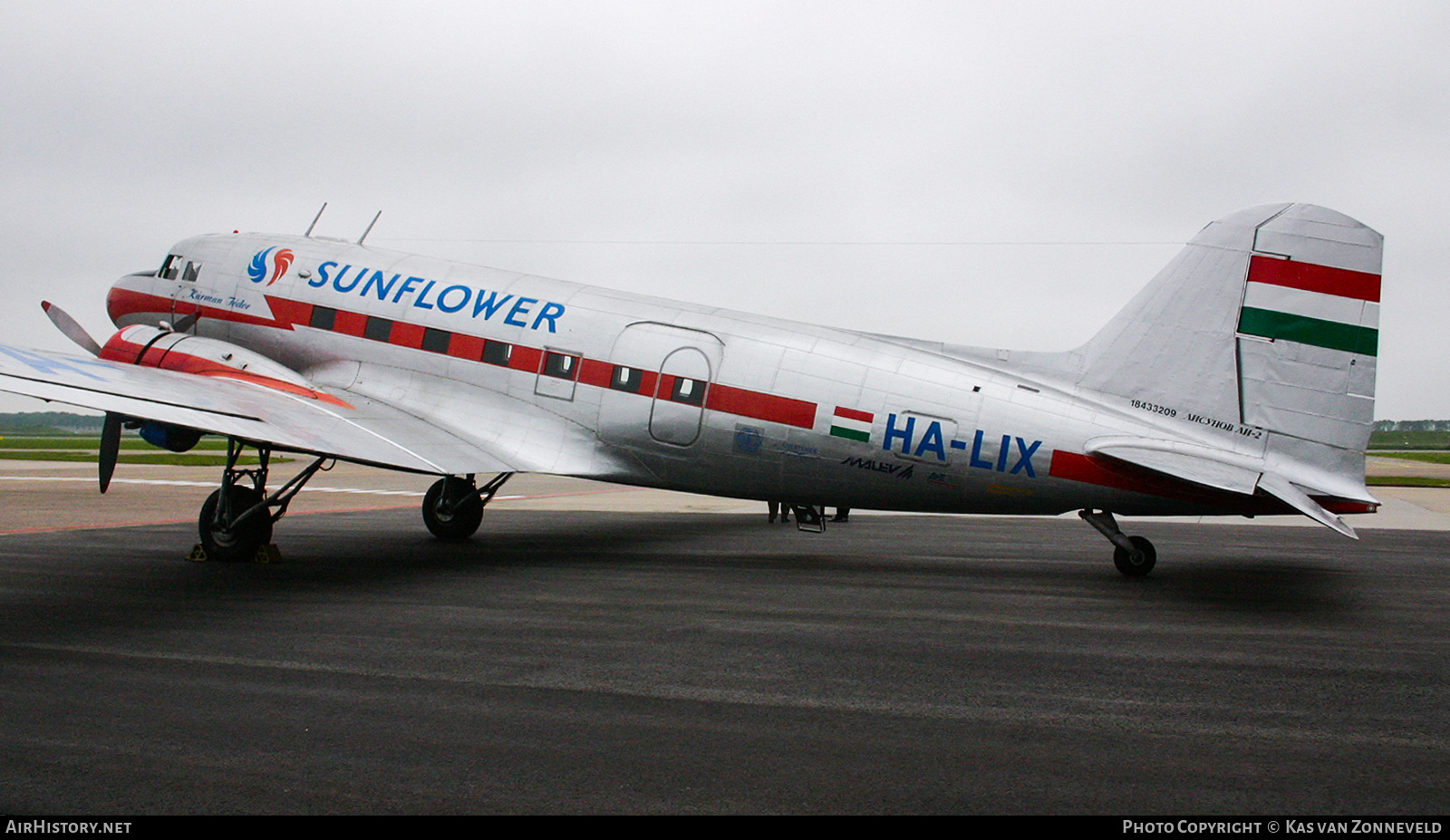 Aircraft Photo of HA-LIX | Lisunov Li-2T | Sunflower | AirHistory.net #240678
