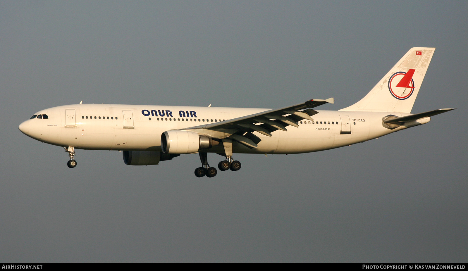 Aircraft Photo of TC-OAG | Airbus A300B4-605R | Onur Air | AirHistory.net #240679