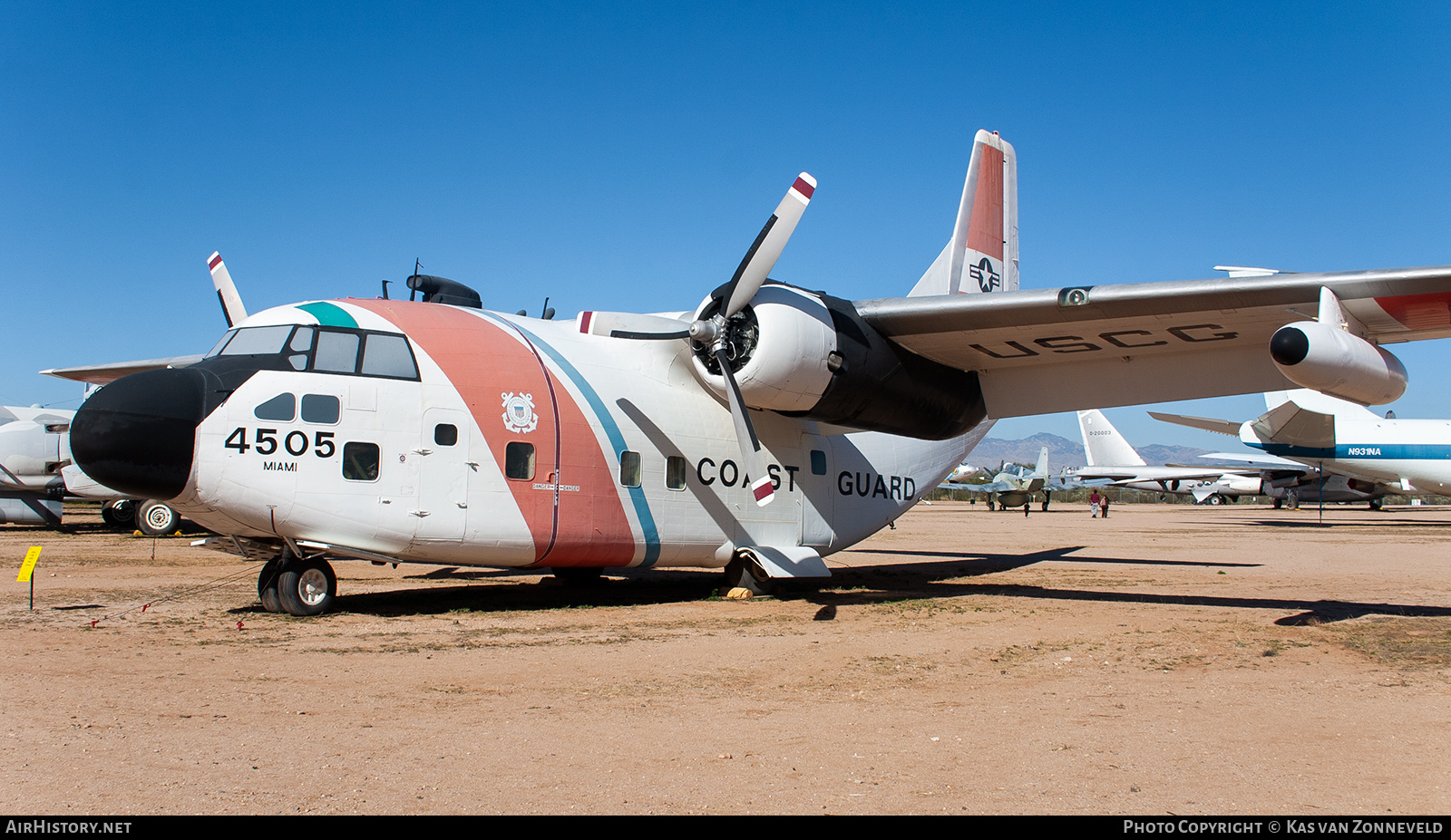 Aircraft Photo of 4505 | Fairchild C-123B Provider | USA - Coast Guard | AirHistory.net #240680