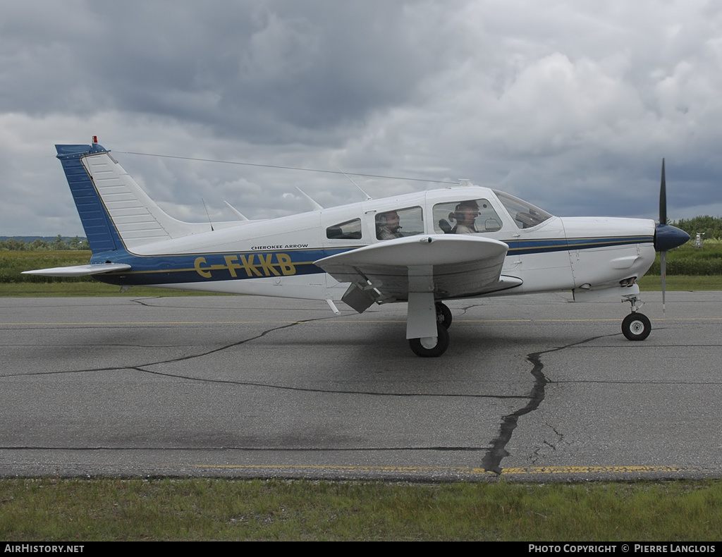 Aircraft Photo of C-FKKB | Piper PA-28R-200 Cherokee Arrow | AirHistory.net #240691