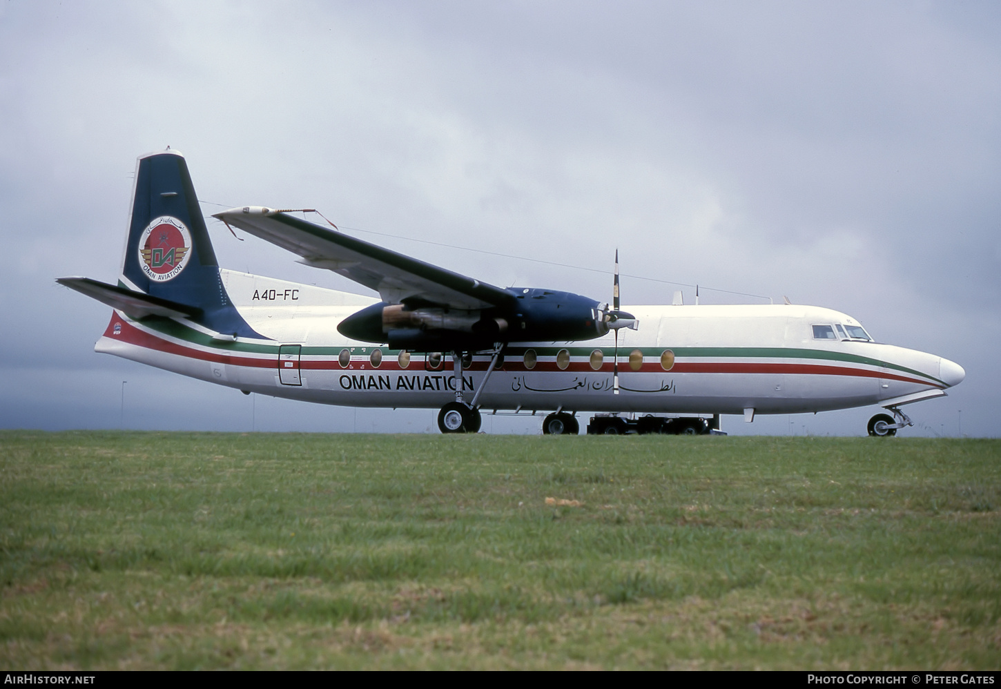 Aircraft Photo of A4O-FC | Fokker F27-500 Friendship | Oman Aviation Services | AirHistory.net #240708