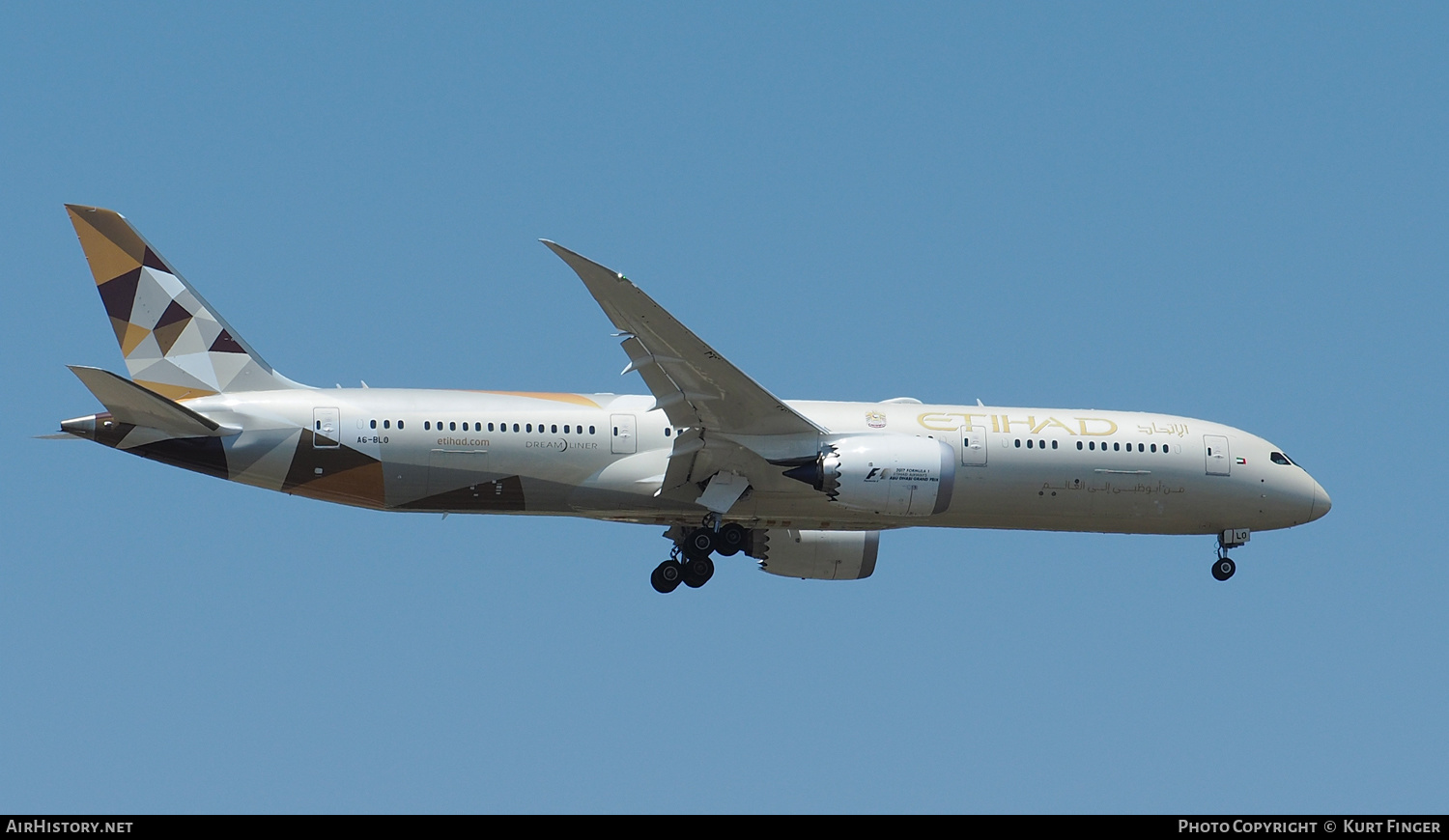 Aircraft Photo of A6-BLO | Boeing 787-9 Dreamliner | Etihad Airways | AirHistory.net #240711