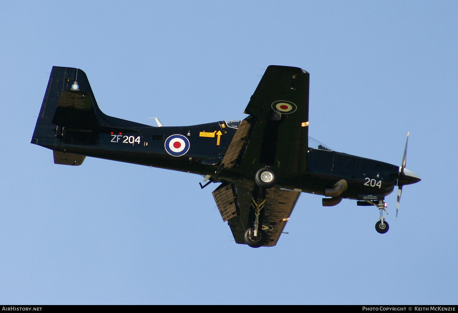 Aircraft Photo of ZF204 | Short S-312 Tucano T1 | UK - Air Force | AirHistory.net #240733