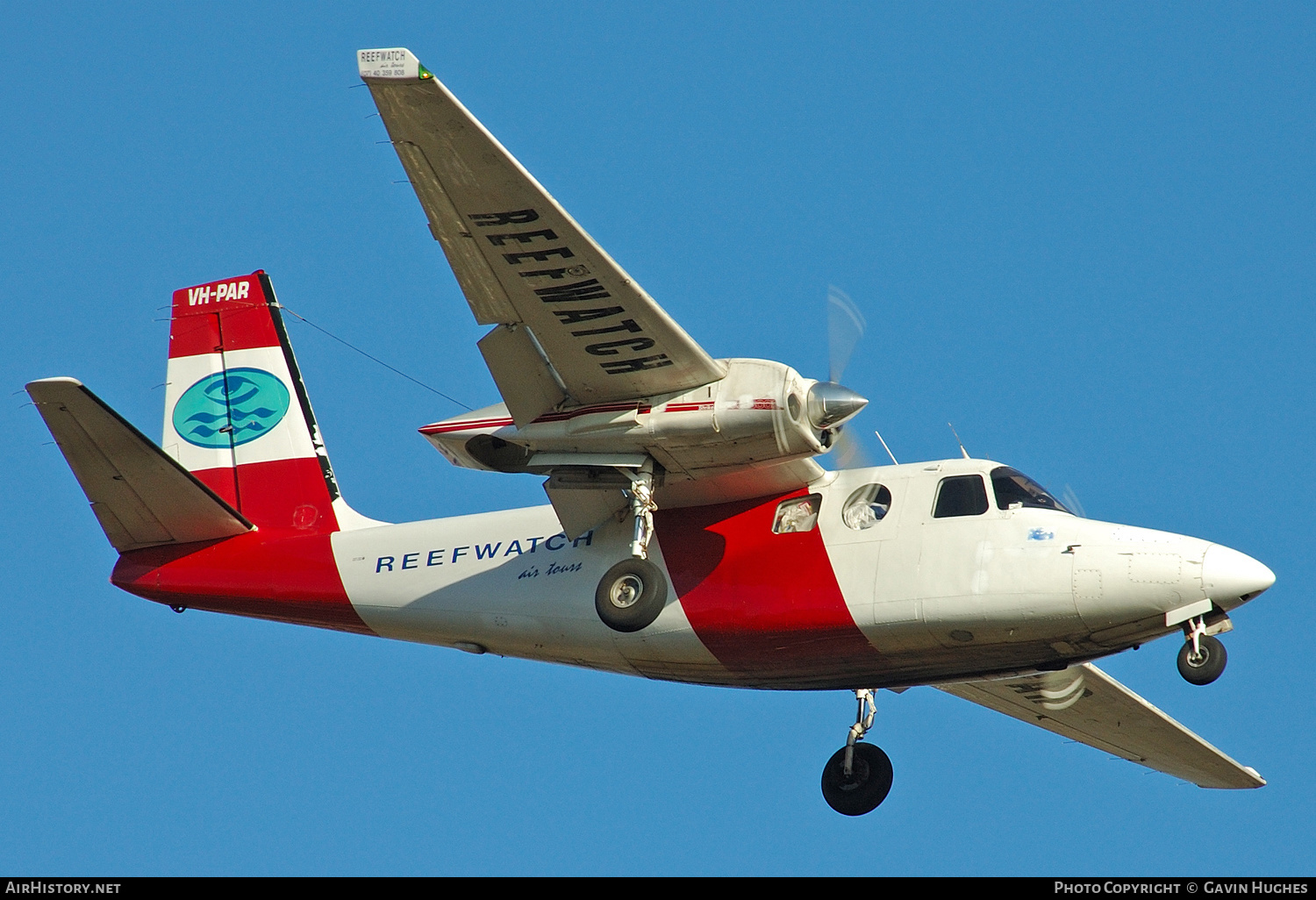 Aircraft Photo of VH-PAR | Rockwell 500S Shrike Commander | Reefwatch Air Tours | AirHistory.net #240762