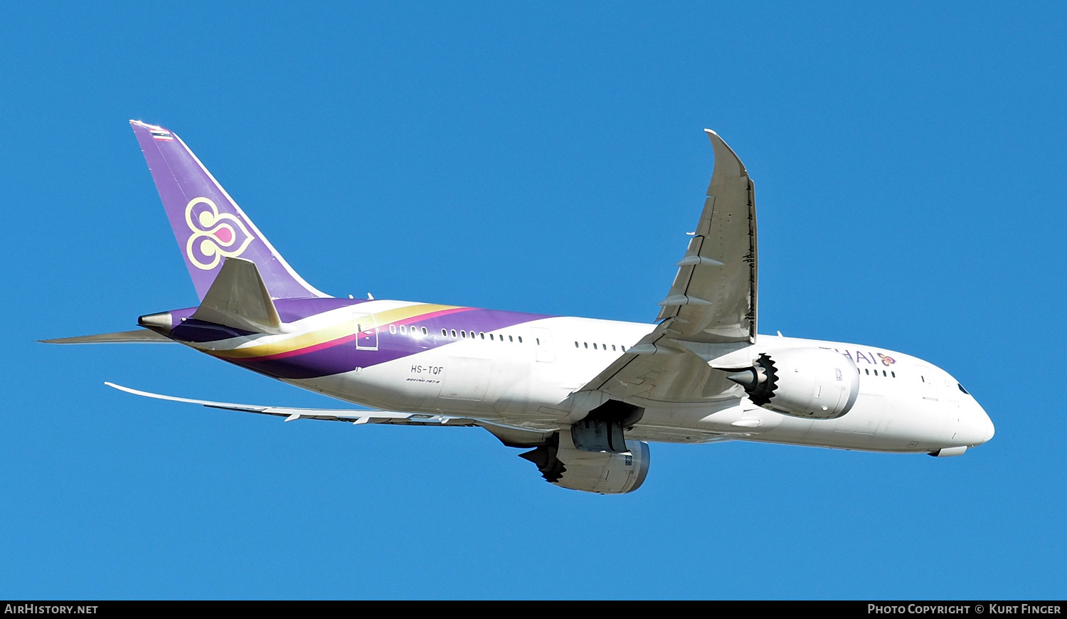 Aircraft Photo of HS-TQF | Boeing 787-8 Dreamliner | Thai Airways International | AirHistory.net #240777