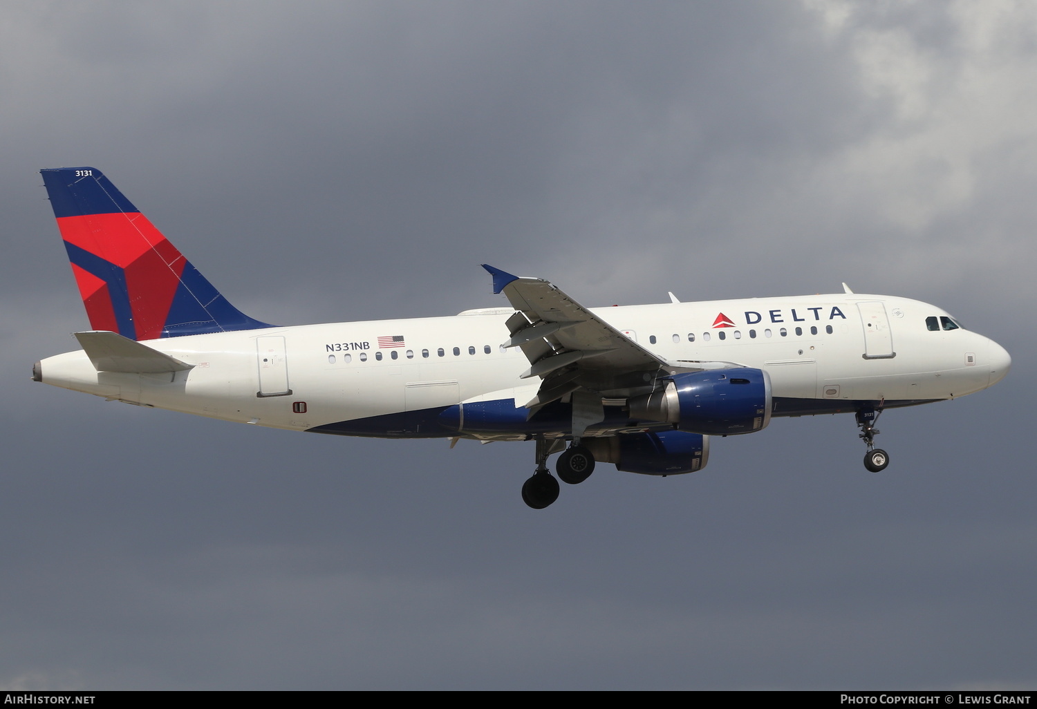 Aircraft Photo of N331NB | Airbus A319-114 | Delta Air Lines | AirHistory.net #240783