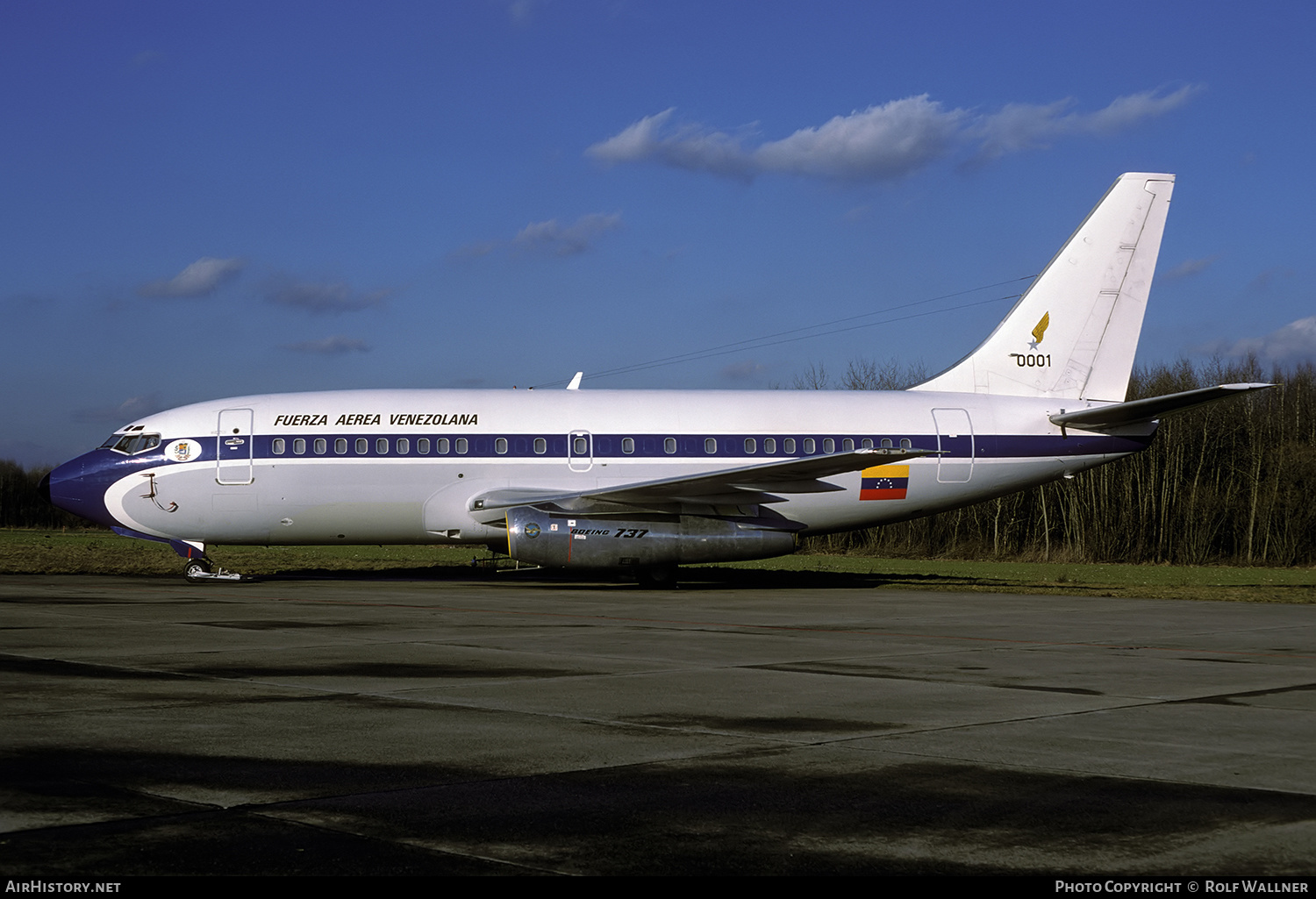 Aircraft Photo of 0001 | Boeing 737-2N1/Adv | Venezuela - Air Force | AirHistory.net #240790