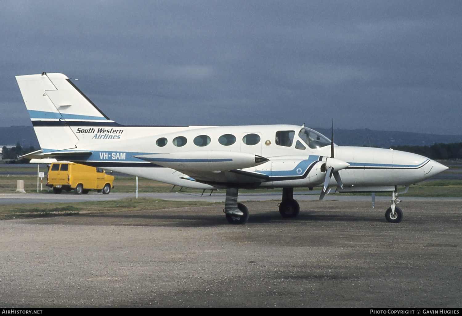 Aircraft Photo of VH-SAM | Cessna 421B Golden Eagle | South Western Airlines | AirHistory.net #240800