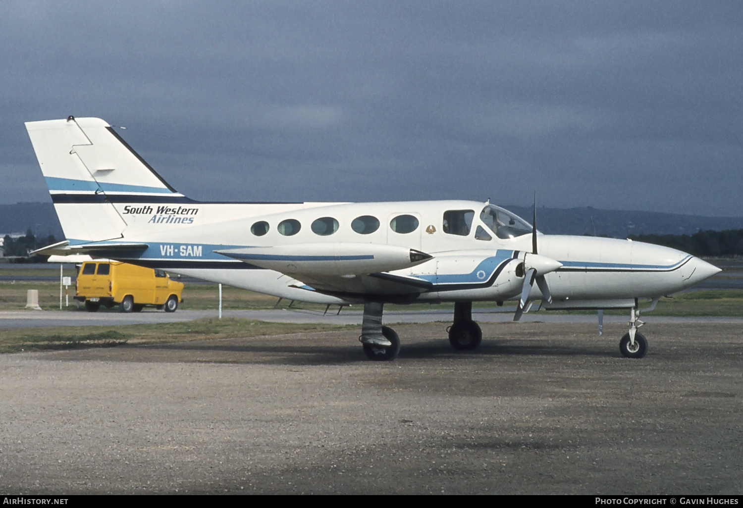 Aircraft Photo of VH-SAM | Cessna 421B Golden Eagle | South Western Airlines | AirHistory.net #240800