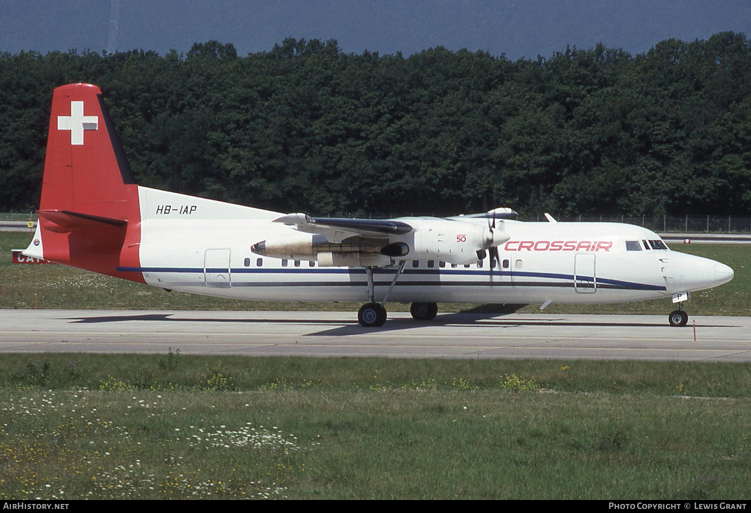 Aircraft Photo of HB-IAP | Fokker 50 | Crossair | AirHistory.net #240812