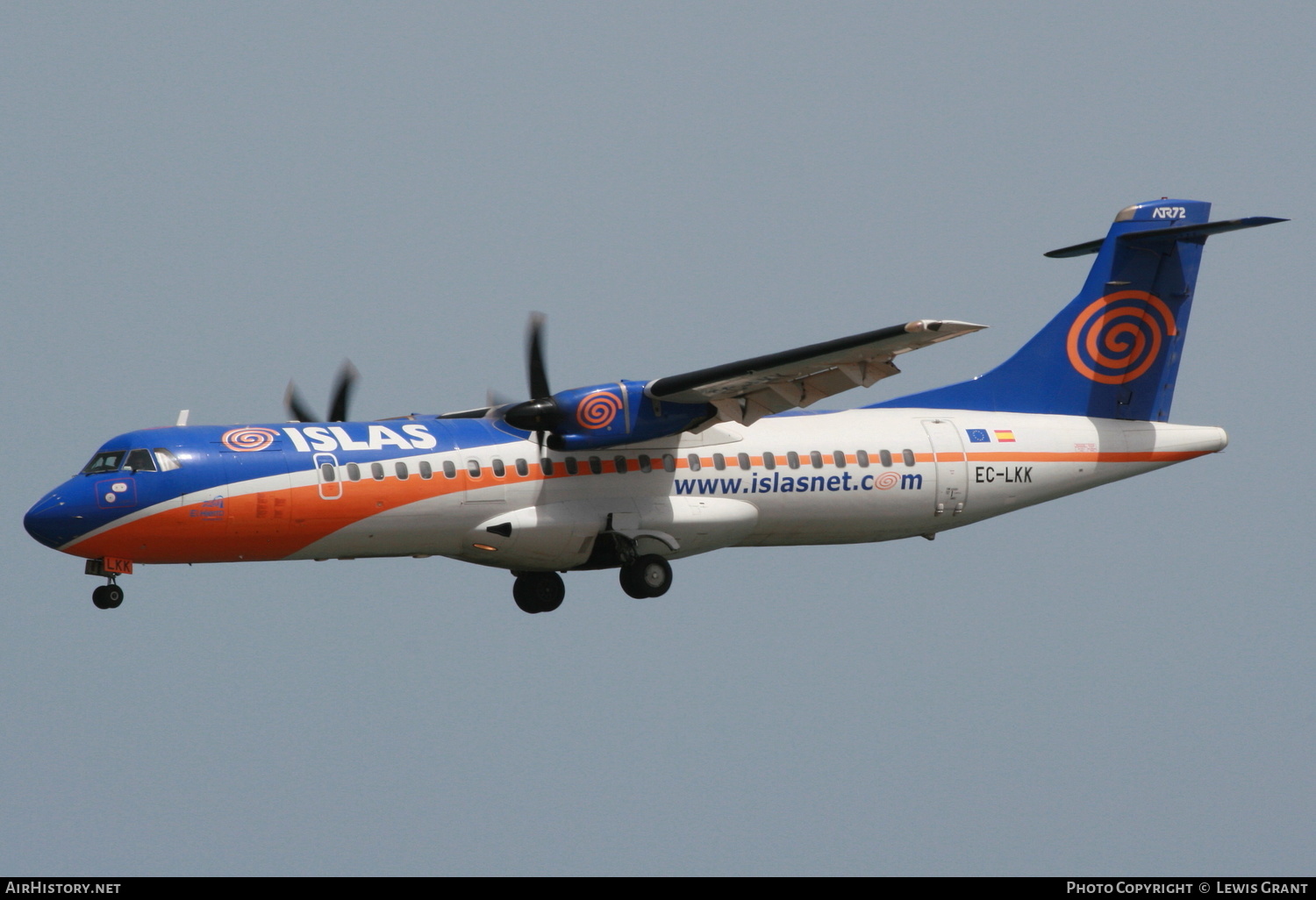 Aircraft Photo of EC-LKK | ATR ATR-72-212 | Islas Airways | AirHistory.net #240882