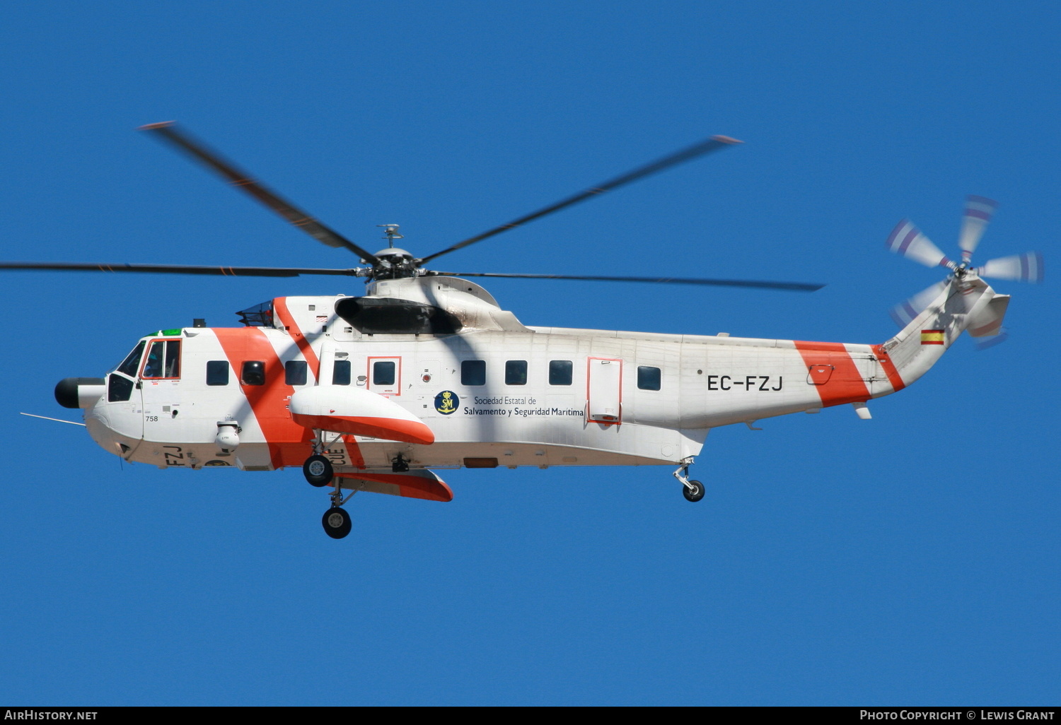 Aircraft Photo of EC-FZJ | Sikorsky S-61N MkII | Sociedad de Salvamento y Seguridad Marítima | AirHistory.net #240890