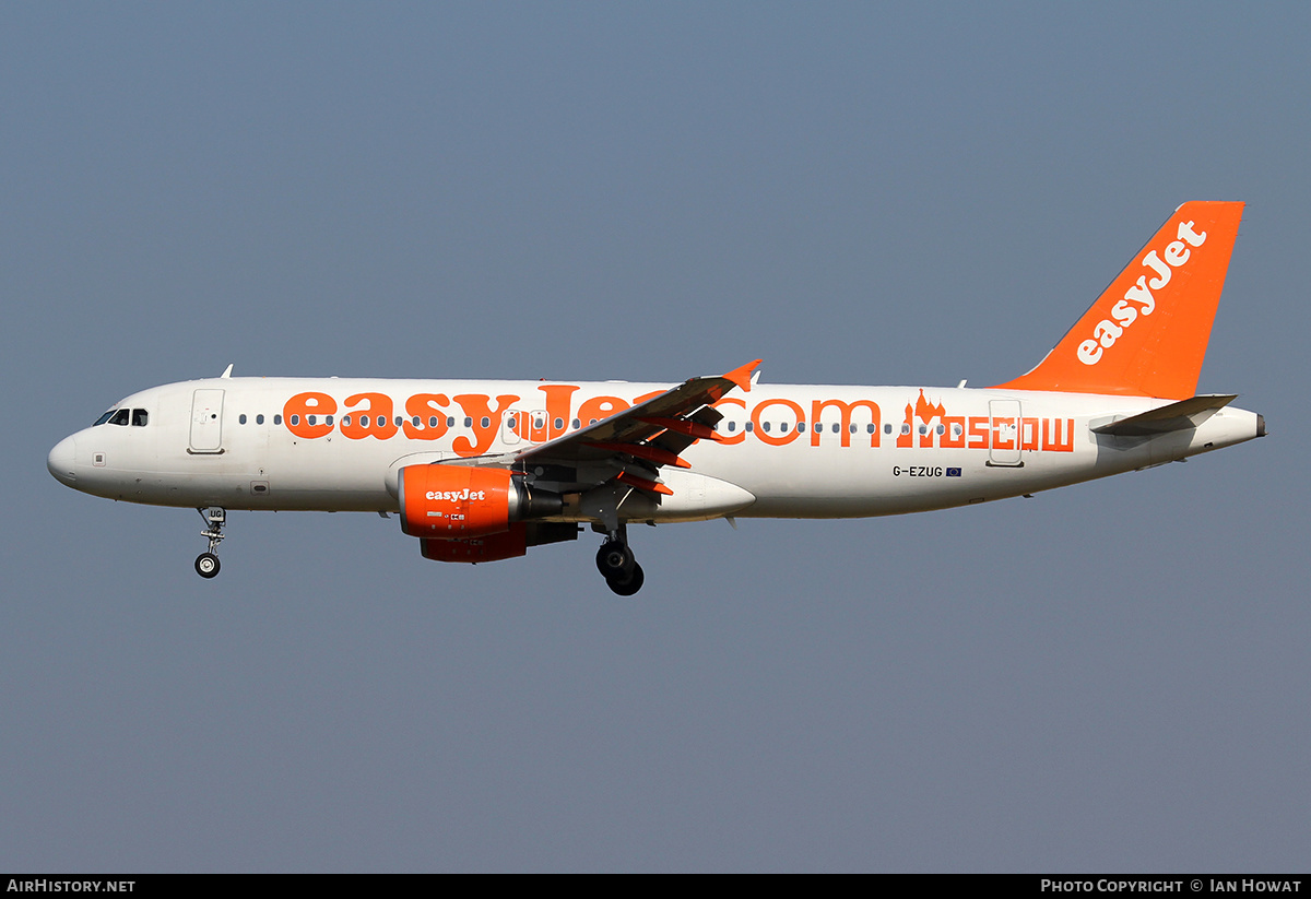 Aircraft Photo of G-EZUG | Airbus A320-214 | EasyJet | AirHistory.net #240895