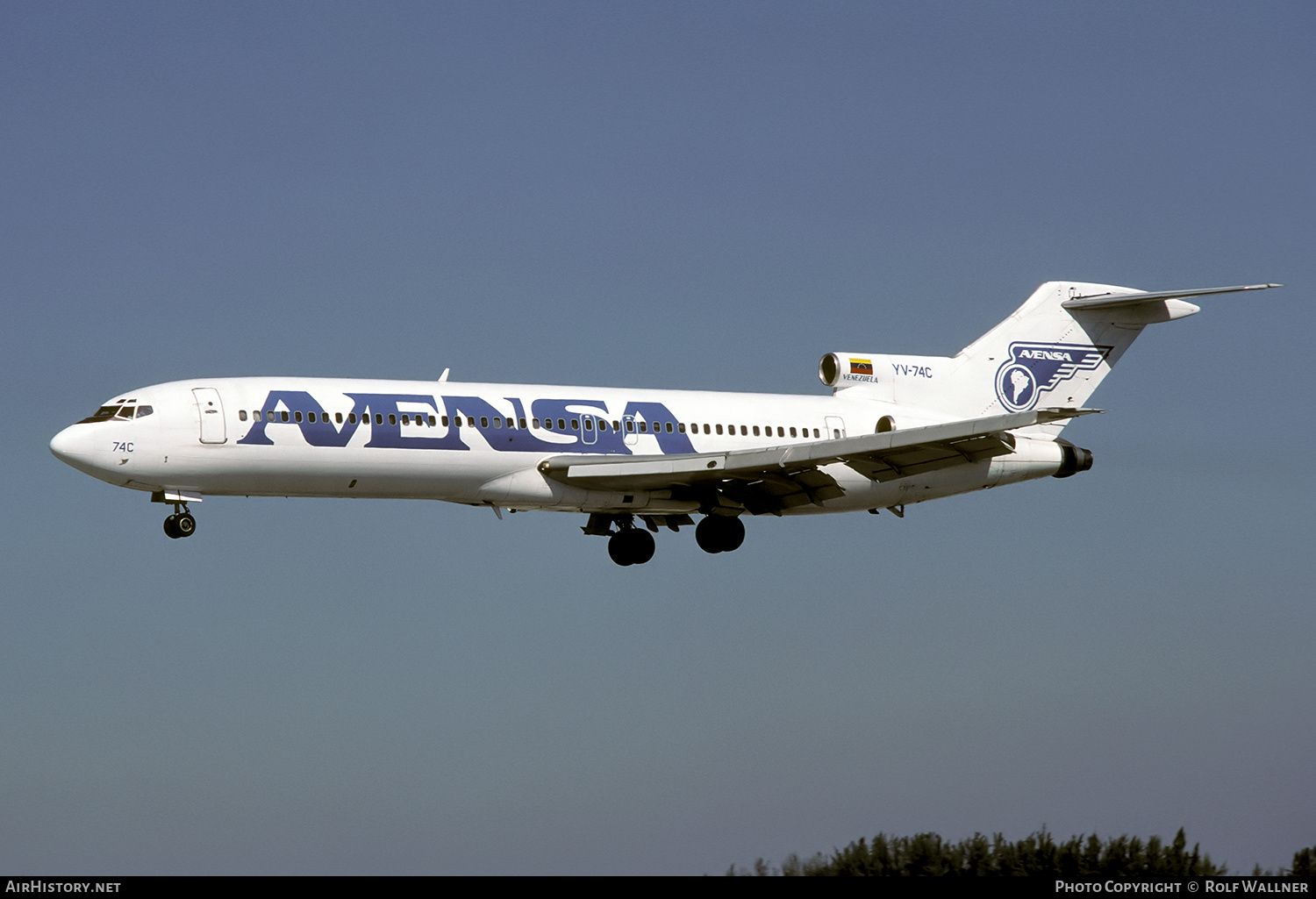 Aircraft Photo of YV-74C | Boeing 727-294/Adv | Avensa - Aerovías Venezolanas | AirHistory.net #240929