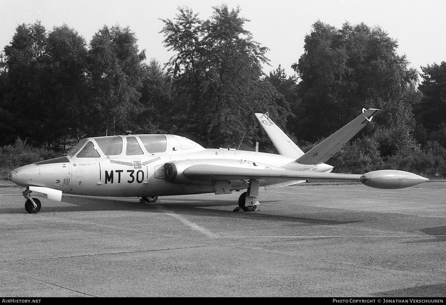 Aircraft Photo of MT30 | Fouga CM-170R Magister | Belgium - Air Force | AirHistory.net #240977