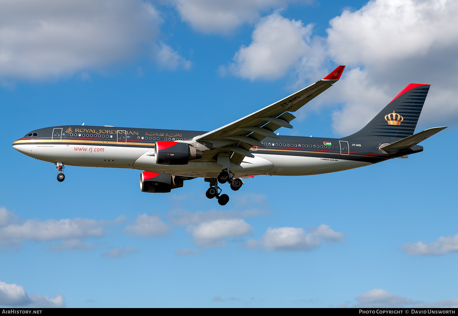 Aircraft Photo of JY-AIG | Airbus A330-223 | Royal Jordanian Airlines | AirHistory.net #241038
