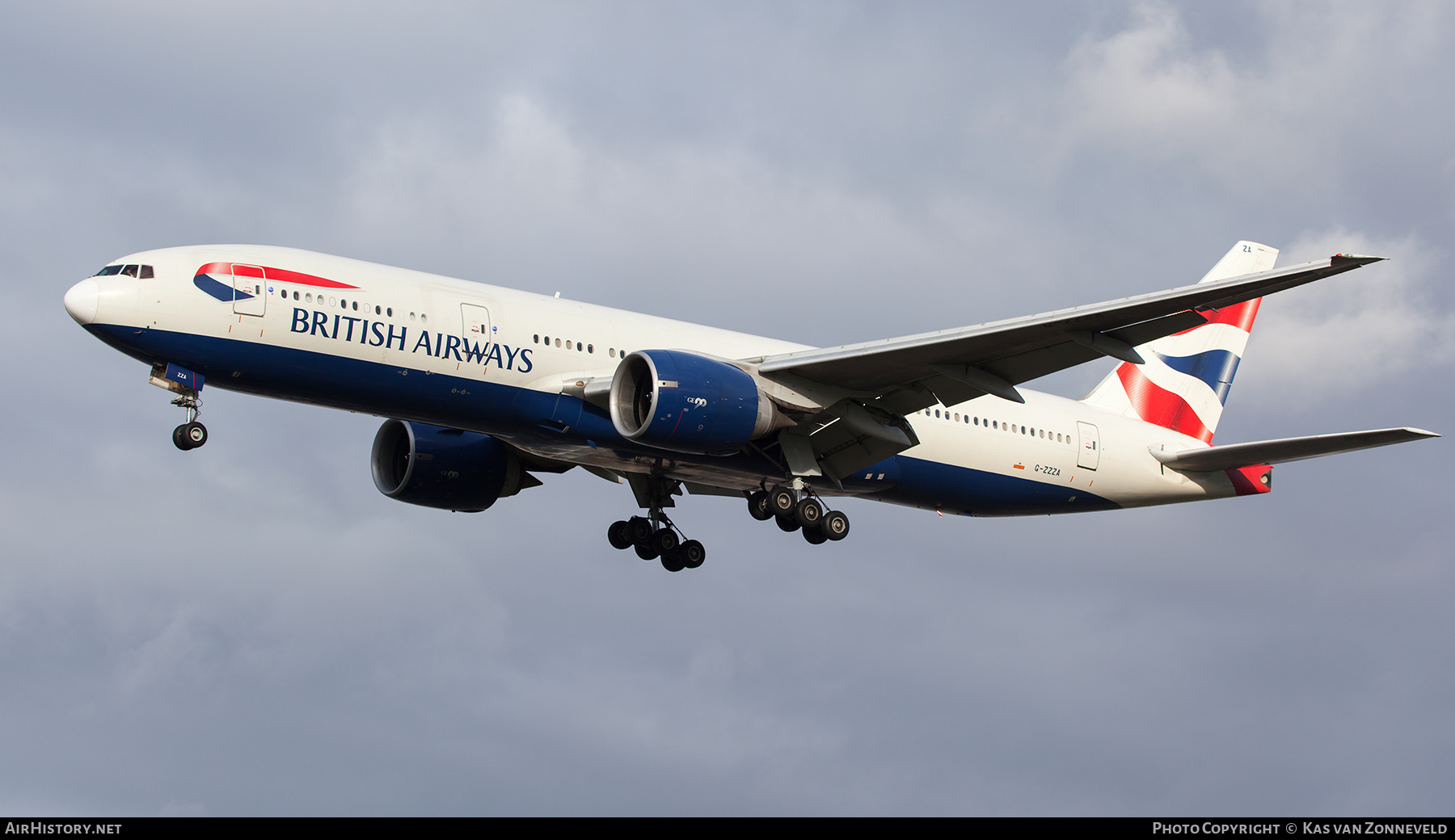 Aircraft Photo of G-ZZZA | Boeing 777-236 | British Airways | AirHistory.net #241055