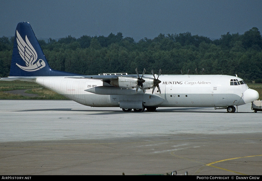 Aircraft Photo of ZS-RSI | Lockheed L-100-30 Hercules (382G) | Hunting Cargo Airlines | AirHistory.net #241065