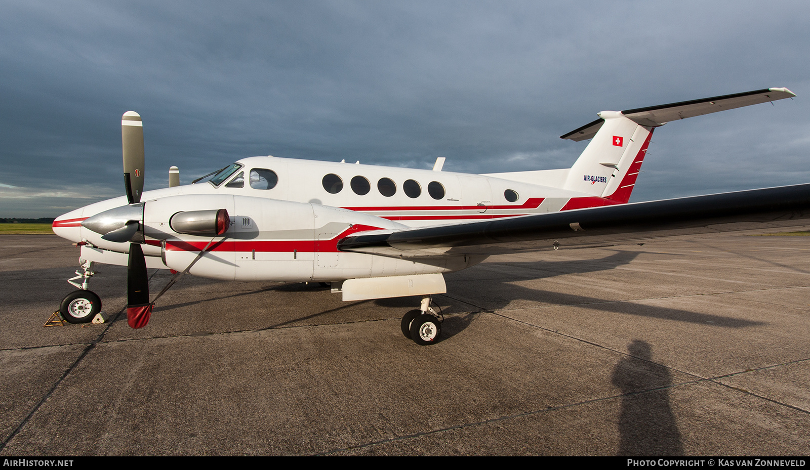 Aircraft Photo of HB-GJM | Beech 200 Super King Air | Air Glaciers | AirHistory.net #241068