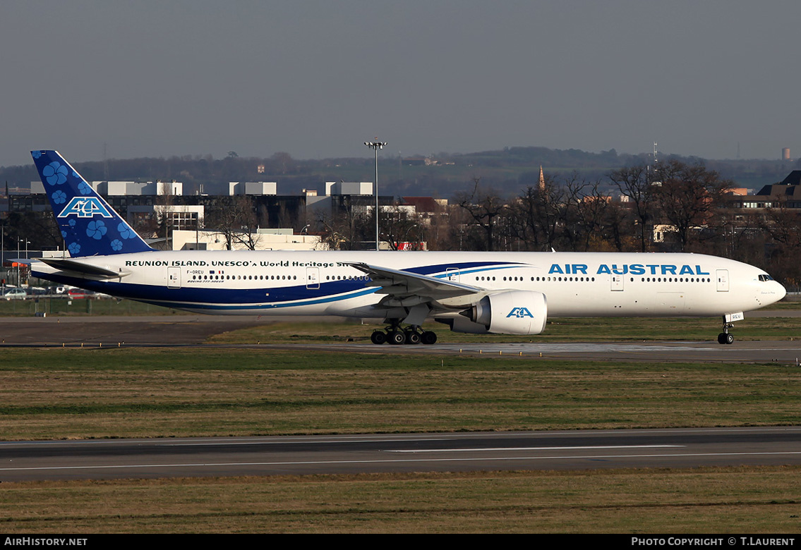 Aircraft Photo of F-OREU | Boeing 777-39M/ER | Air Austral | AirHistory.net #241075