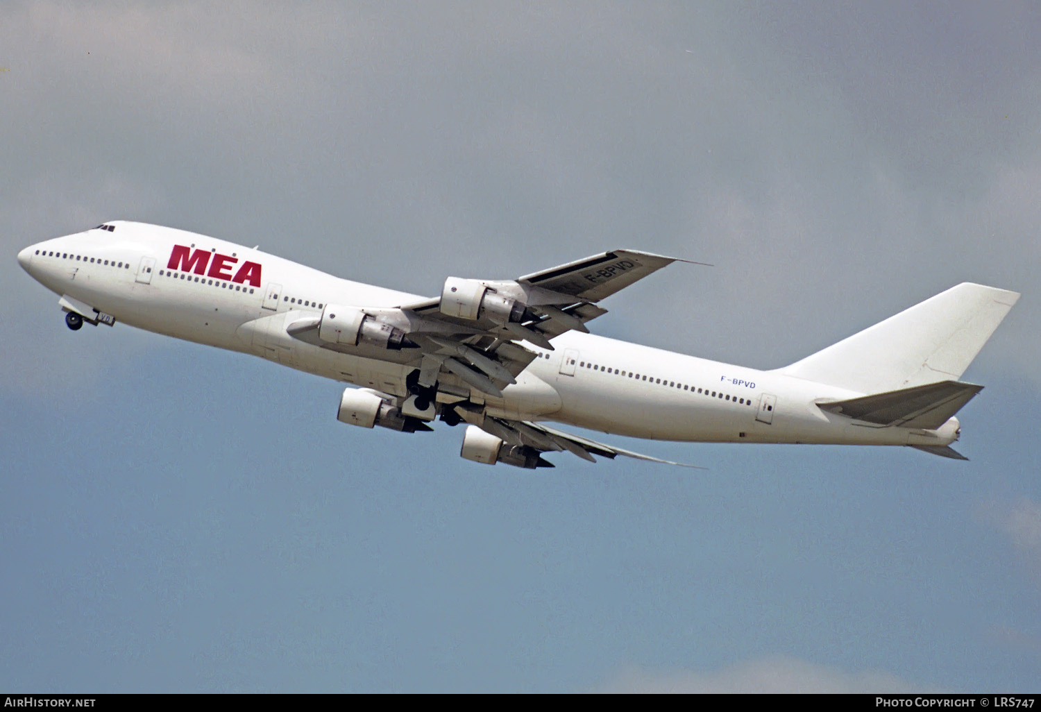 Aircraft Photo of F-BPVD | Boeing 747-128 | MEA - Middle East Airlines | AirHistory.net #241153