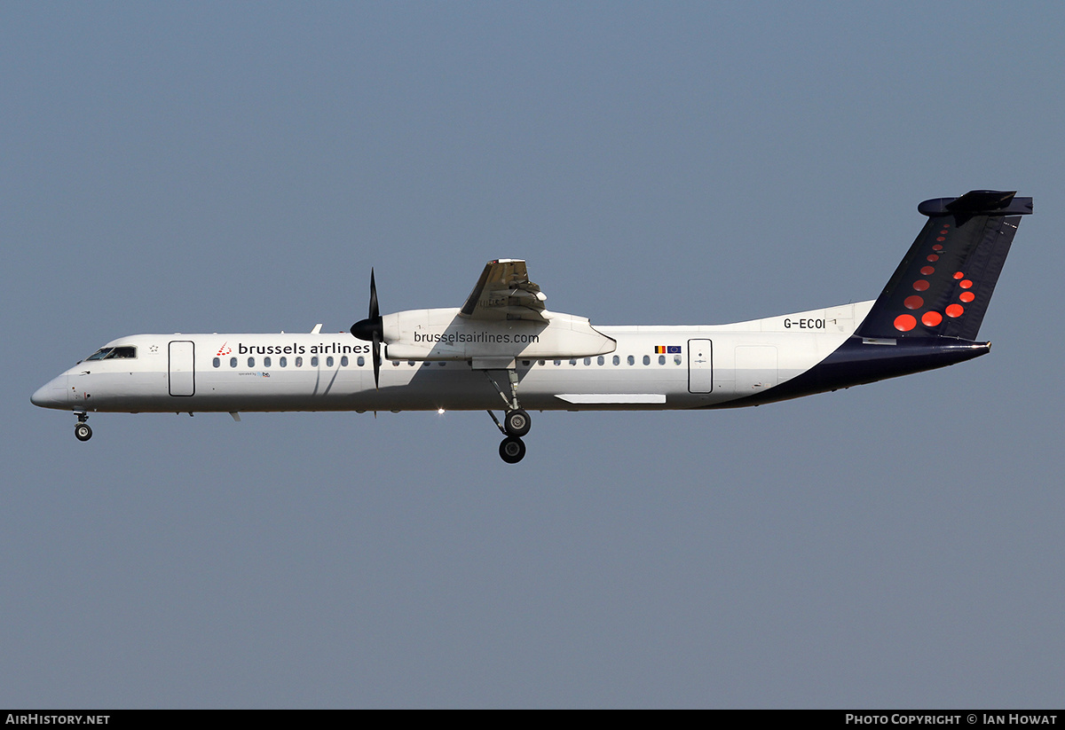 Aircraft Photo of G-ECOI | Bombardier DHC-8-402 Dash 8 | Brussels Airlines | AirHistory.net #241169