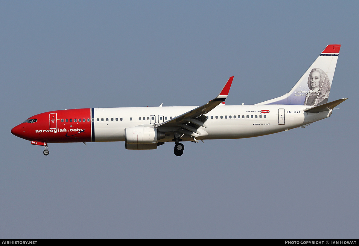 Aircraft Photo of LN-DYE | Boeing 737-8JP | Norwegian | AirHistory.net #241175