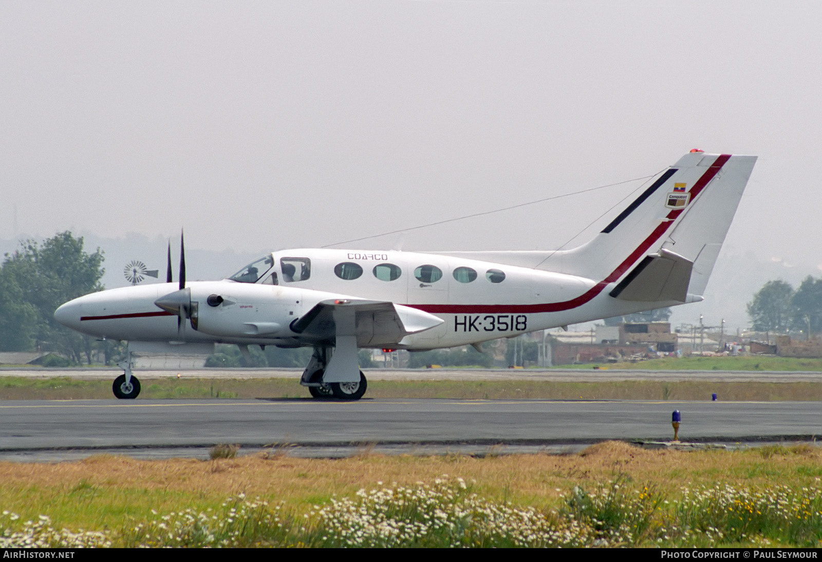 Aircraft Photo of HK-3518 | Cessna 425 Conquest I | COARCO - Compañía Aérea del Oriente Colombiano | AirHistory.net #241189