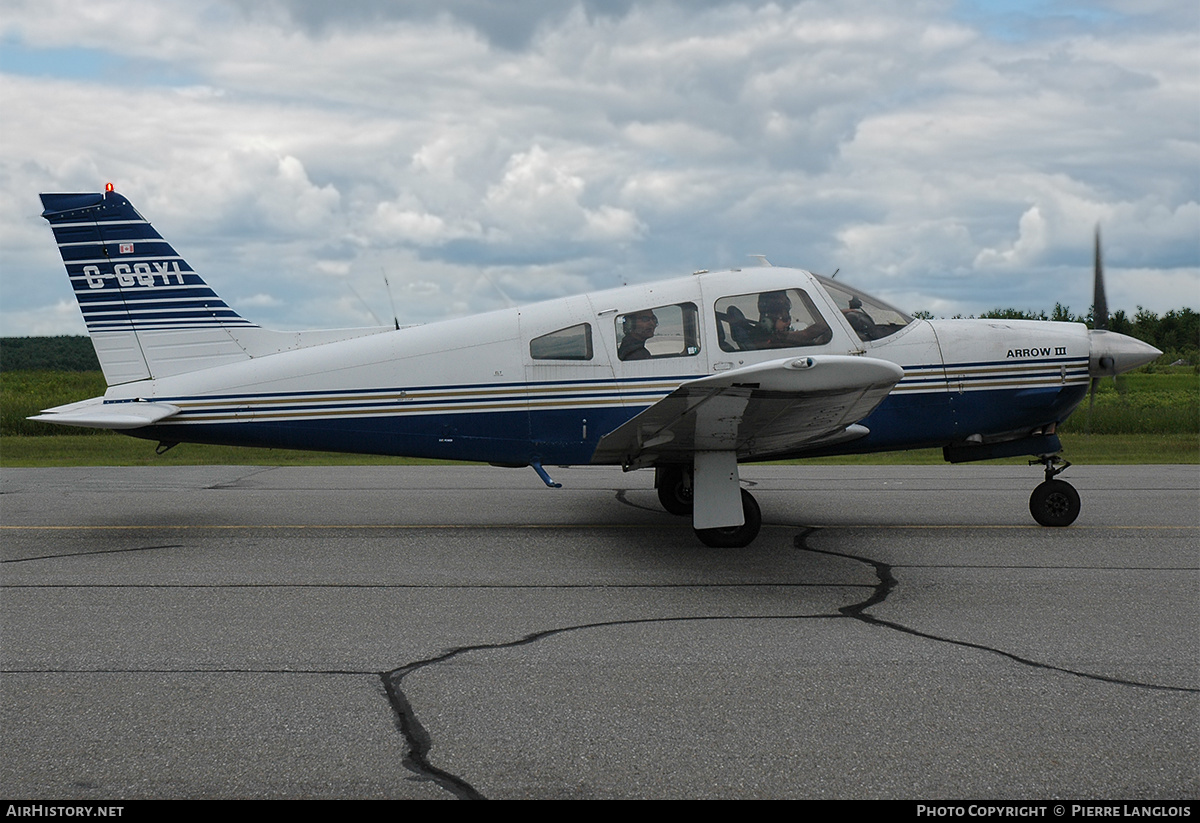 Aircraft Photo of C-GQYI | Piper PA-28R-201 Arrow III | AirHistory.net #241198