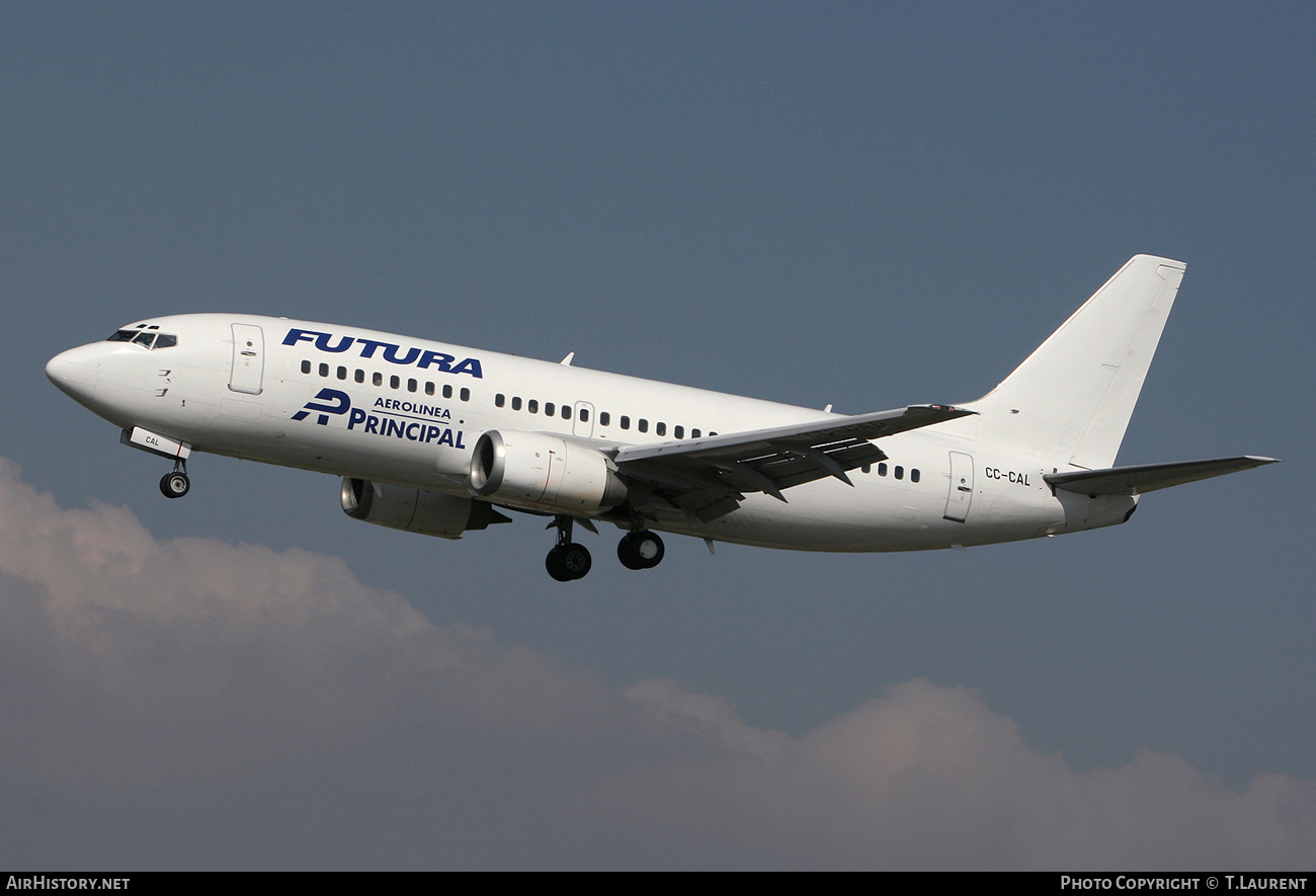 Aircraft Photo of CC-CAL | Boeing 737-33A | Futura International Airways | AirHistory.net #241204