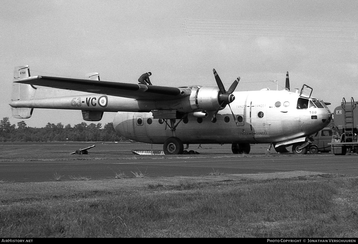 Aircraft Photo of 100 | Nord 2501F-3 Noratlas | France - Air Force | AirHistory.net #241208