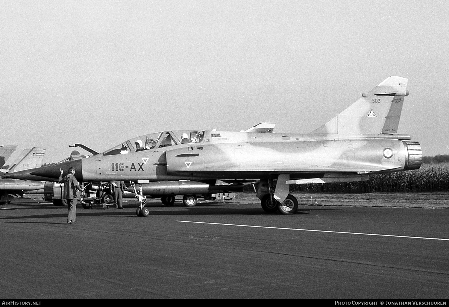 Aircraft Photo of 503 | Dassault Mirage 2000B | France - Air Force | AirHistory.net #241229