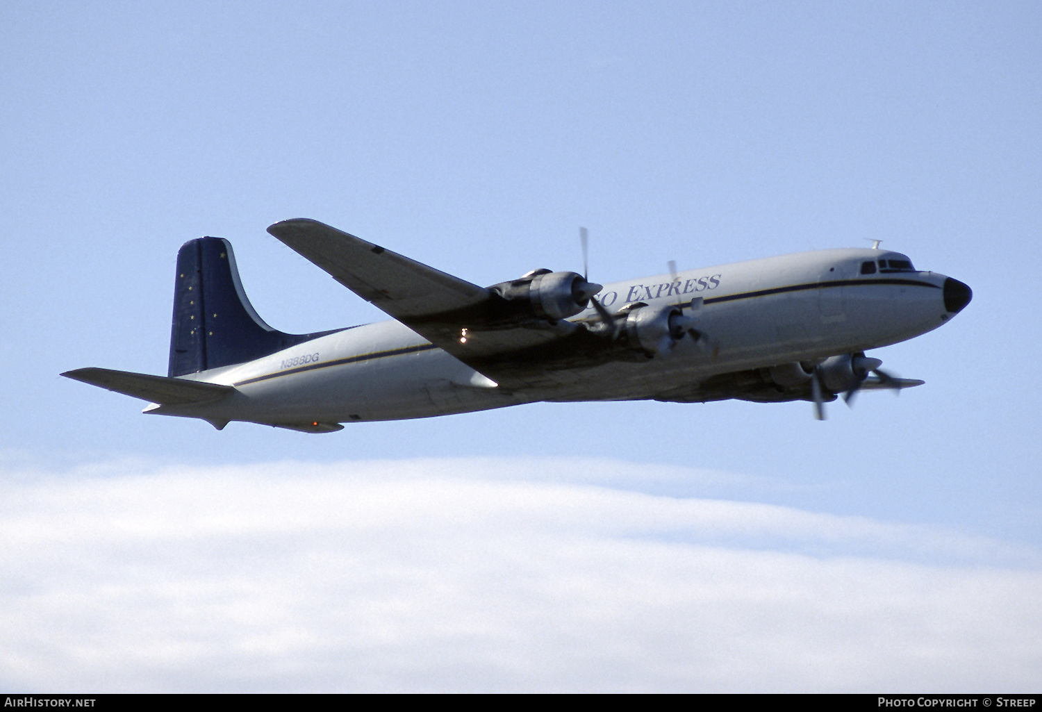 Aircraft Photo of N888DG | Douglas C-118A Liftmaster (DC-6A) | Air Cargo Express | AirHistory.net #241238