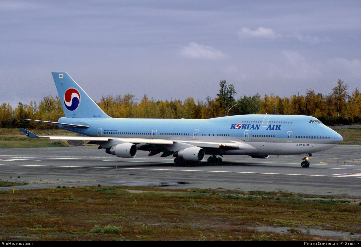 Aircraft Photo of HL7481 | Boeing 747-4B5 | Korean Air | AirHistory.net #241240