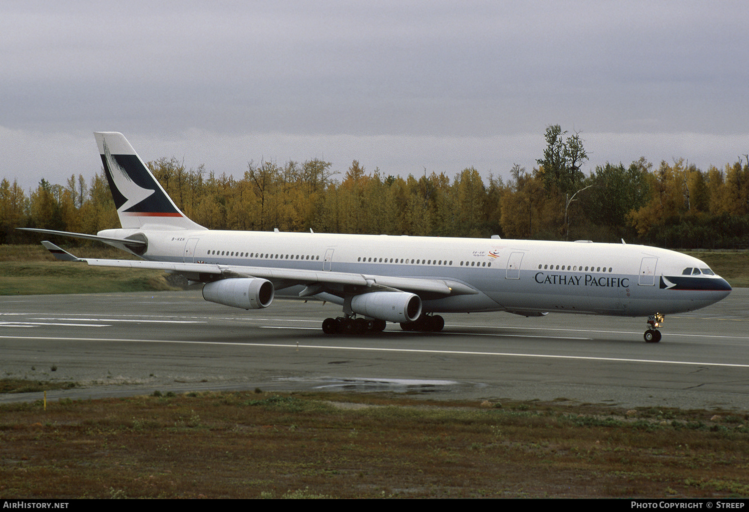 Aircraft Photo of B-HXH | Airbus A340-313X | Cathay Pacific Airways | AirHistory.net #241249